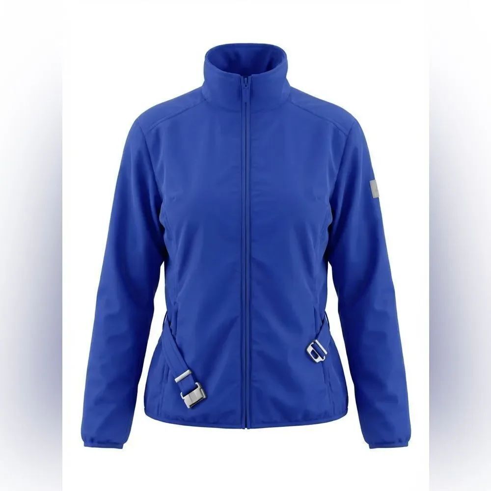 POLO JEANS CO. MENS SKI JACKET ROYAL BLUE WITH BUCKLE SIZE L